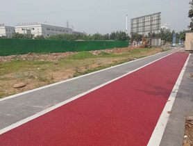 彩色透水混凝土路面